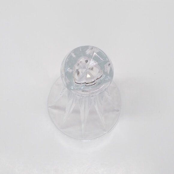 DePlomb Lead Crystal Vase Flared Shape Vertical Cut Design Elegant Craftsmanship - Picture 4 of 8